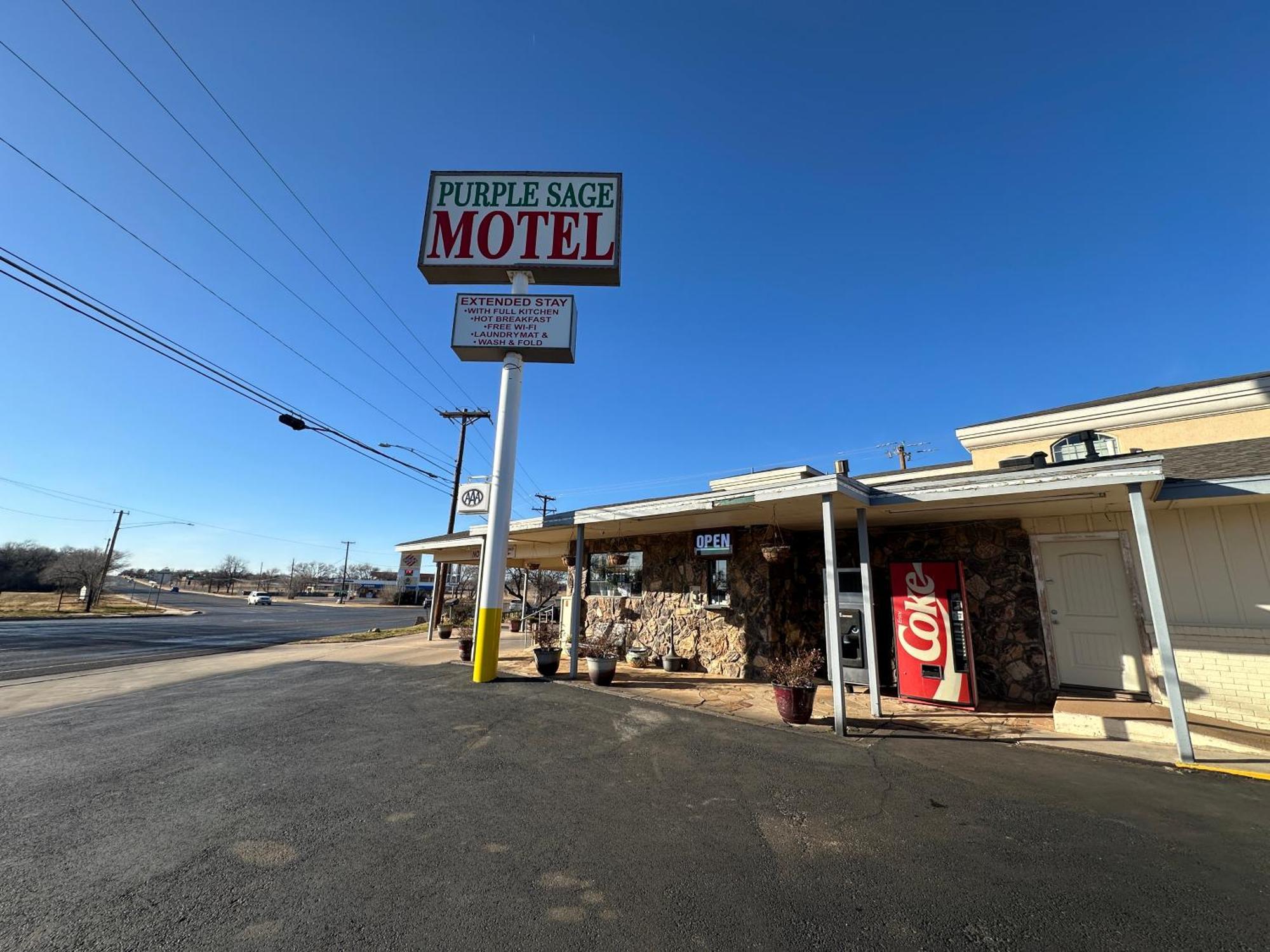 Purple Sage By Oyo Snyder Tx Motel Exterior foto